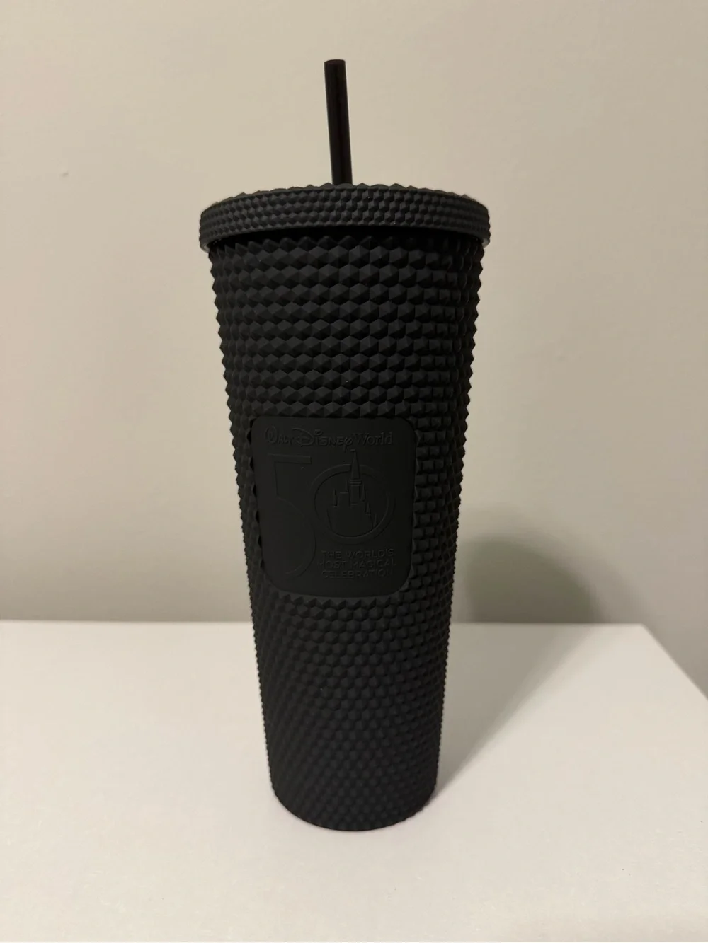 Walt Disney World 50th Anniversary Geometric Starbucks Tumbler with Straw